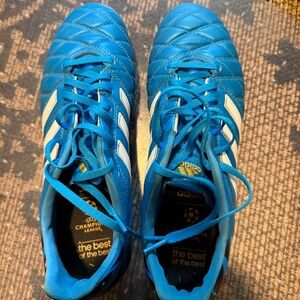 Blue Adidas 11Pro Soccer Cleats/Boots